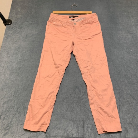 Jordache Denim - Jordache Jeans Women 8 Orange Denim Regular Fit Grunge Medium Wash Skinny Leg